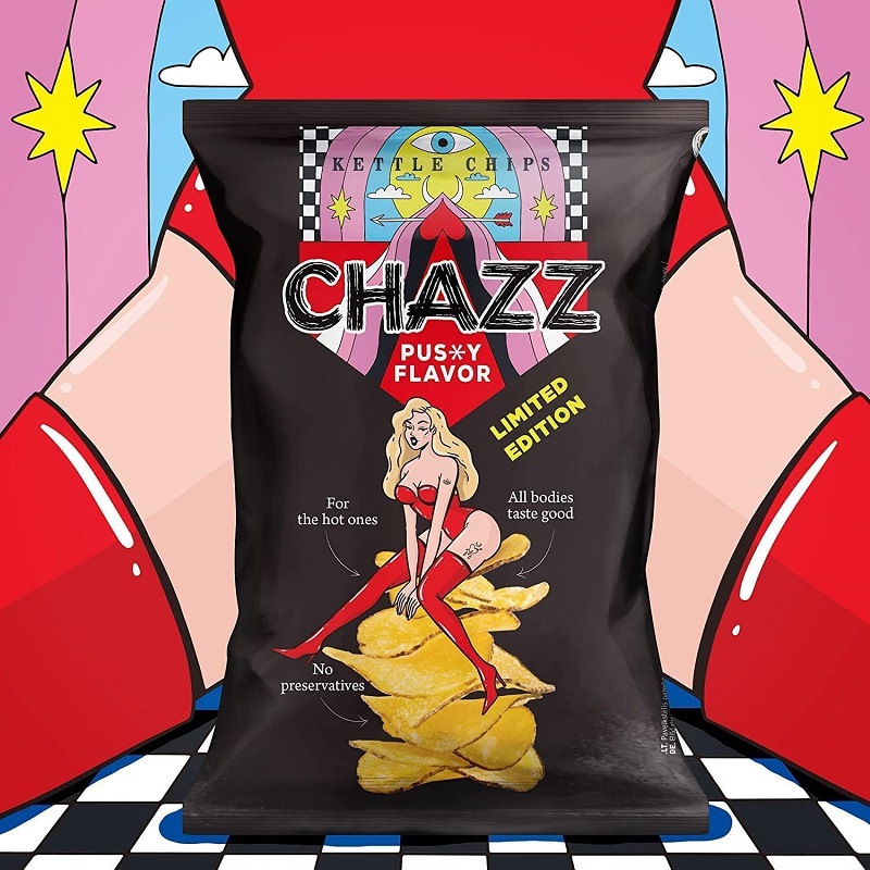 Patatine chips gusto Pussy - Chazz 90g.